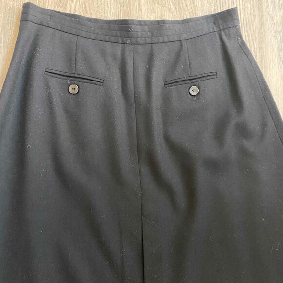 Vintage Talbots Wool Flare Circle Midi Skirt Size 6P Office Career Professional - Picture 9 of 9